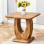 Table en bois avec motif d'autocollant grain - 23,6 * 23,6 * 21,3 pouces, conception ergonomique, décor carré en bois confortable et confortable, rehaussant l'espace de vie