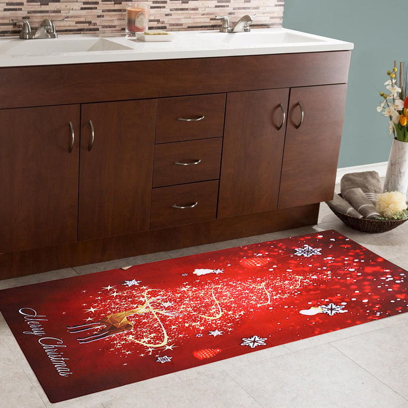 Tapis de cuisine antidérapant Jenova, Rectangle 3 pi 11 po x 1 pi 4 po