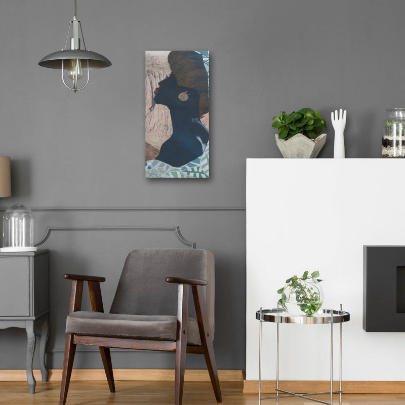 «Timeless Elegance 5» par Coco Good, art mural en verre acrylique, H 24 po x l 12 po