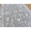 Tapis oriental moderne Oushak gris noué à la main 6 x 8 pi 9 G15433