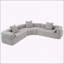 Canapé modulaire surdimensionné Boneless-1291121104