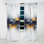 Allante - Rideau obscurcissant abstrait peinture - 1 panneaux