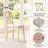 Deral 6 - Person Farmhouse Rectangular Solid Wood Dining Set, Brown/White-1439732395-1431796532