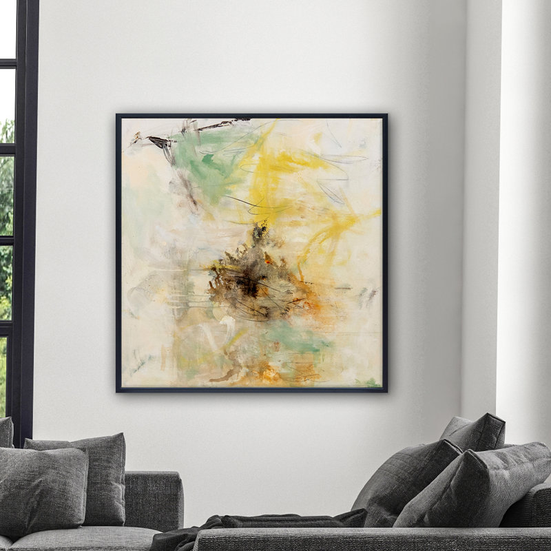 The Age Of Wisdom Print by Patricia Schwimmer, Black Framed Canvas, 40" H x 40" W x 2.375" D