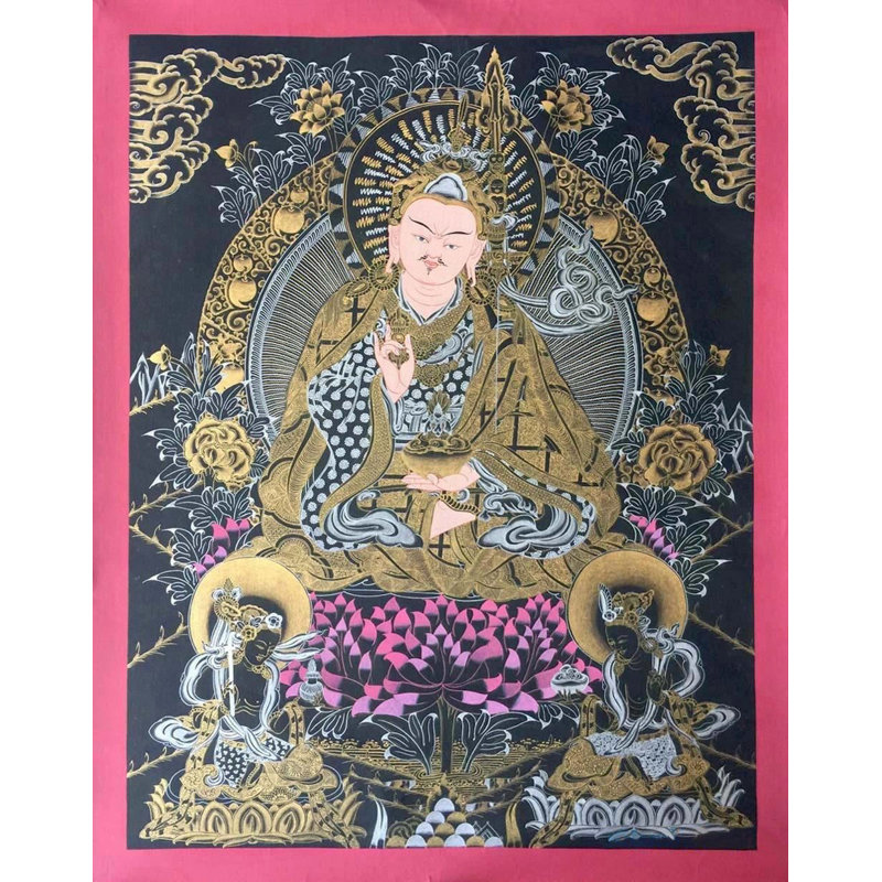 Gourou Rinpoché Thangka (Thangka sans brocart)