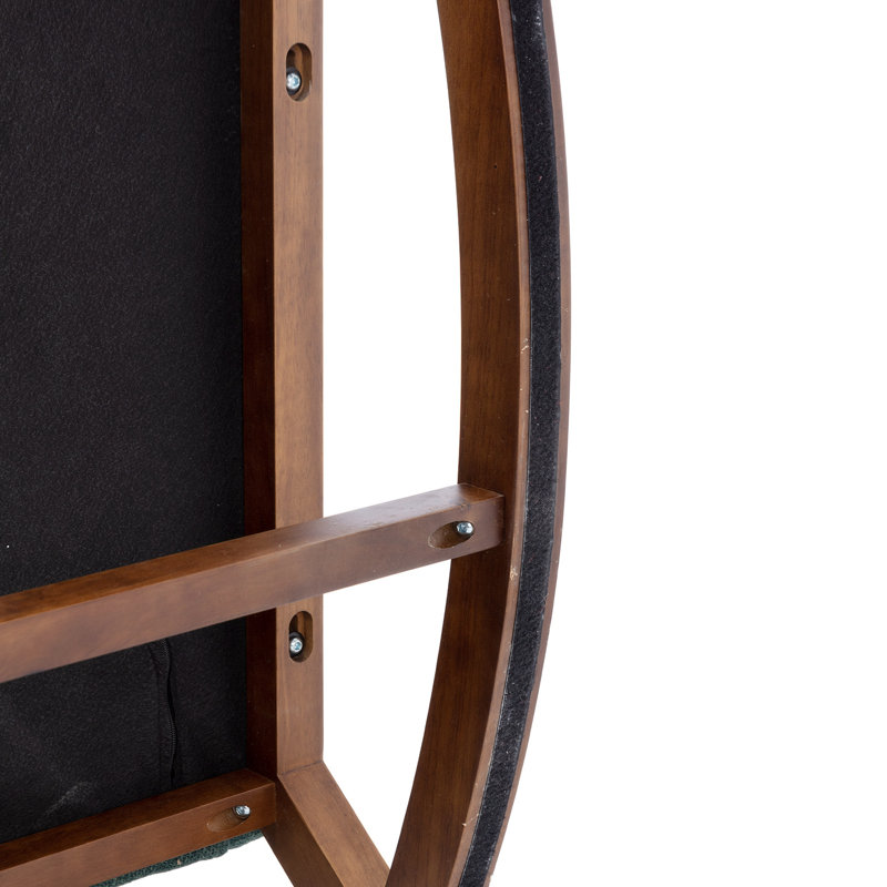 Chaise berçante rembourrée Modern Soft Arm, Émeraude