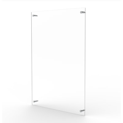 FixtureDisplaysMD 23,8 po x 31,8 po x 1,5 po, plaque de présentation en acrylique, aide à la navigation et affichage de service, ajustement 22 po x 28 po 12080