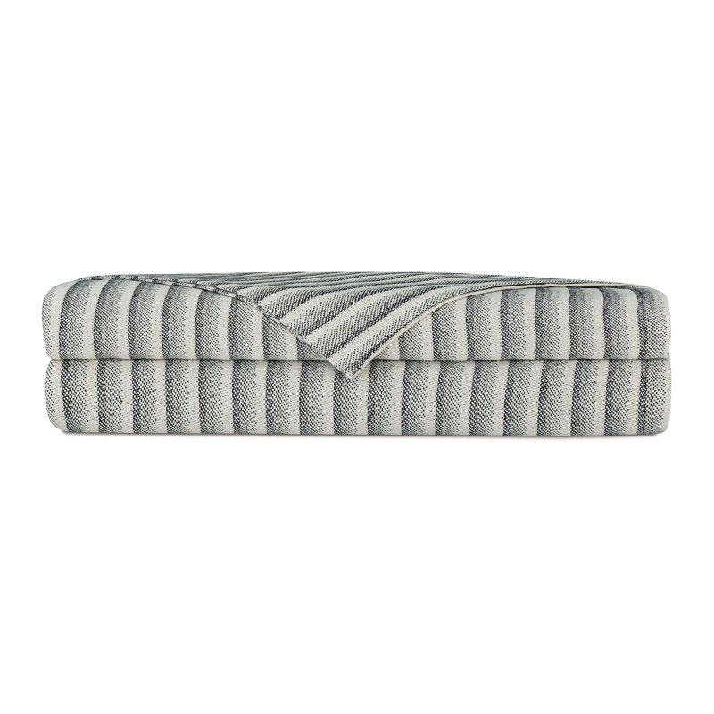 River Striped Coverlet, King Coverlet / Bedspread