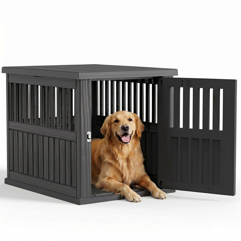 Cage pour chien de grande race, Noir