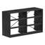 Commode 6 tiroirs avec grands tiroirs en tissu, noir-1055709816
