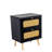 2-Drawers  Rattan Nightstand