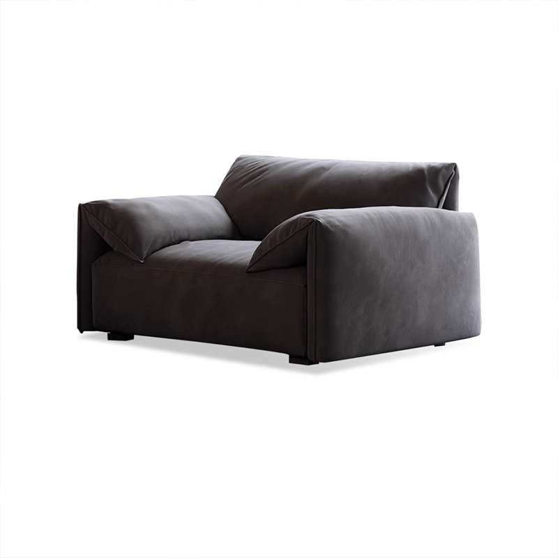 Coussin modulaire 47,24 po gris foncé 100% polyester