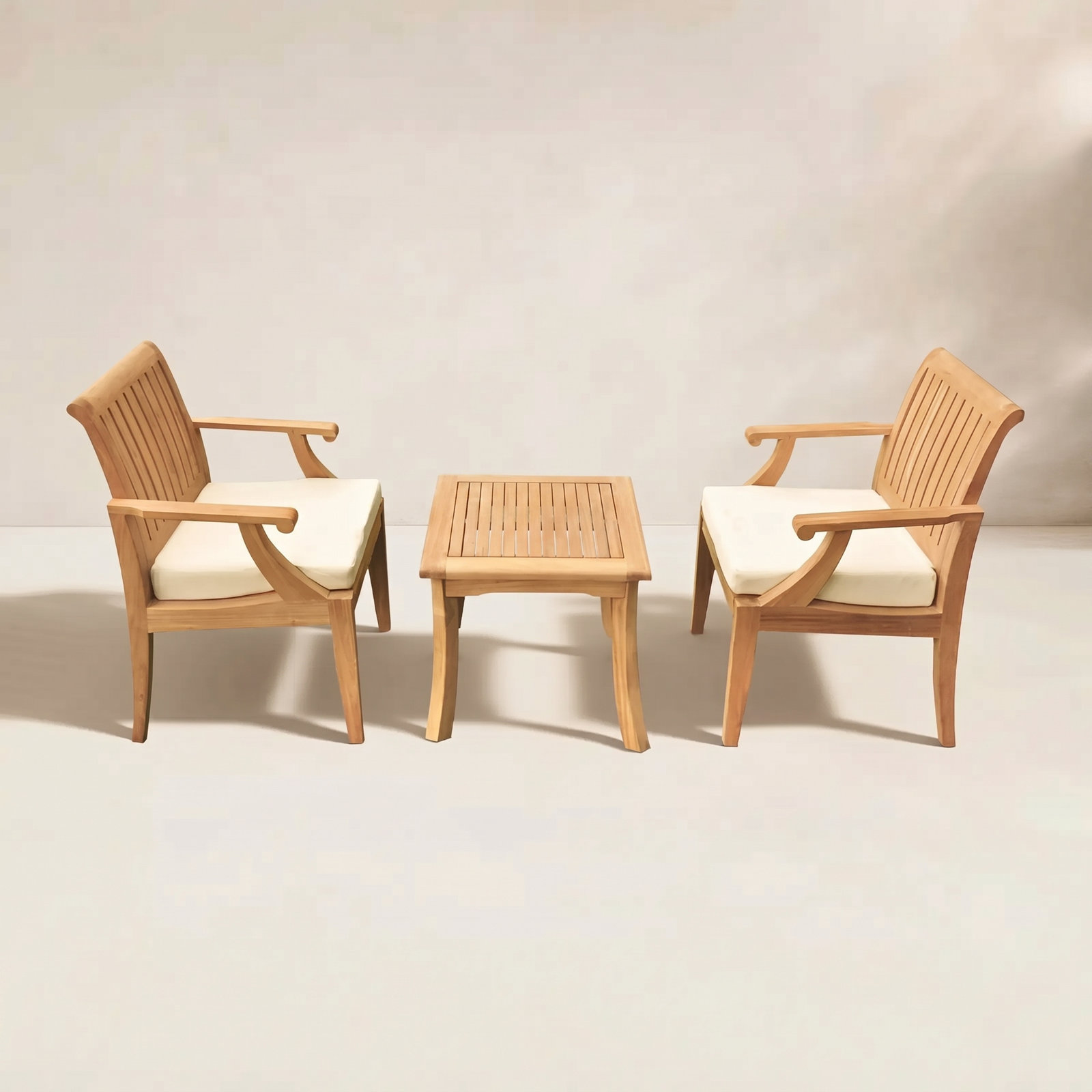 Malvina 21" Teak Patio Bistro Set