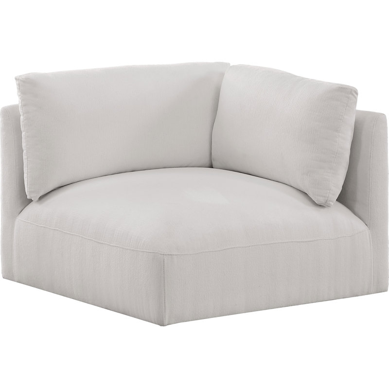 Chaise d'appoint Izayuh, Tissu crème