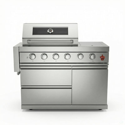 Îlot de cuisine pour barbecue à 5 brûleurs 75300 BTU Deluxe