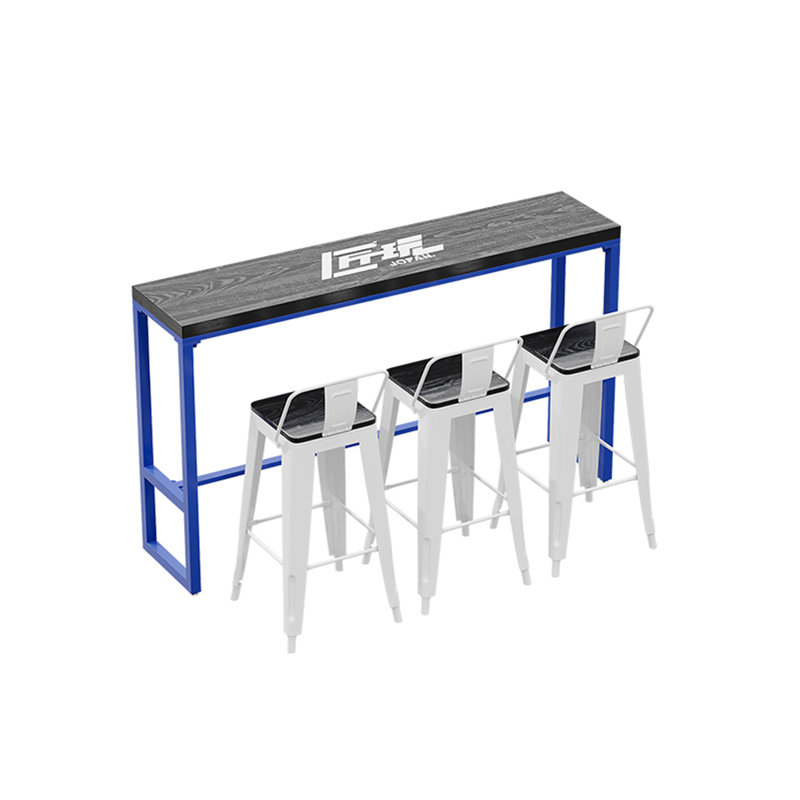 Ensemble de table haute et de chaises style industriel L 15,8 po, H 41,4 po x L 70,9 po x l 15,8 po