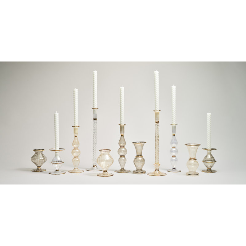F2023 Handmade Glass Table Vase, Smoke