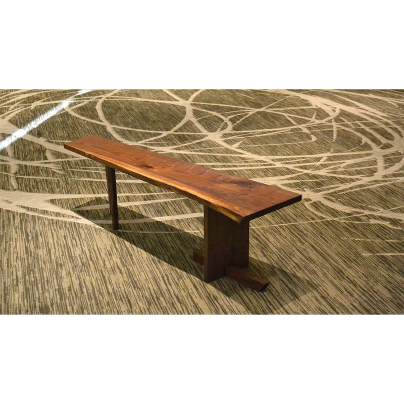 Concord Upholstered Bench, Walnut
