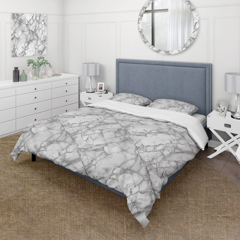 Ensemble de housse de couette Traditional, Housse de couette pour grand lit + 2 taies décora