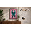 Hearts and Feathers Modern 1 Piece Single Picture Frame Wall Art-83438355-83438365
