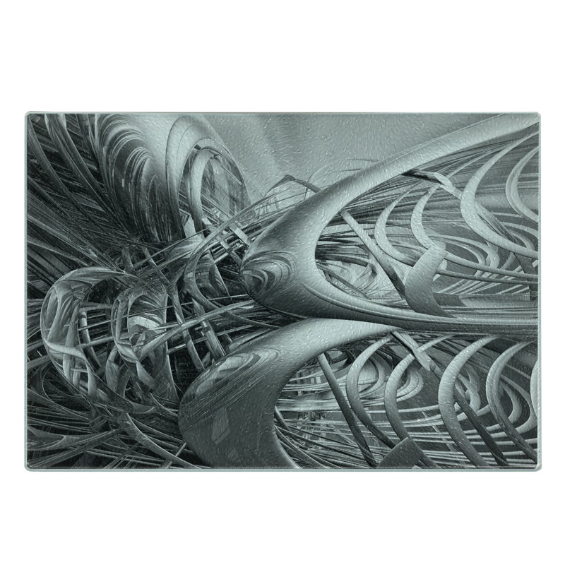Planche à découper en verre trempé Ambesonne