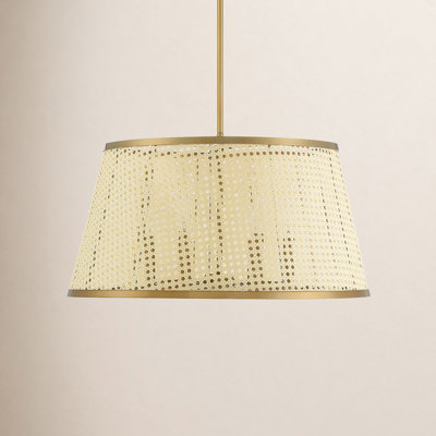 Hampson 6 - Light Metal Dimmable Drum Chandelier