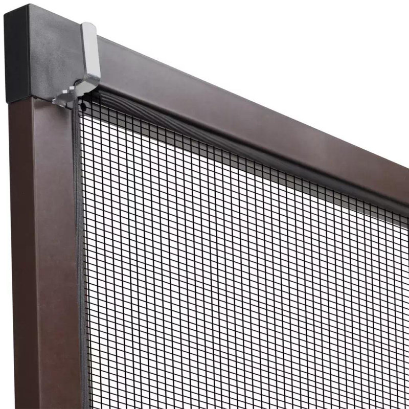 Insect Screen Mosquito Net Window Bug Screen Fibreglass Mesh Aluminum, 51.18"W, 59.05"L
