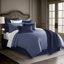 Thorne Navy Comforter & 2 Shams Set California King-120904504