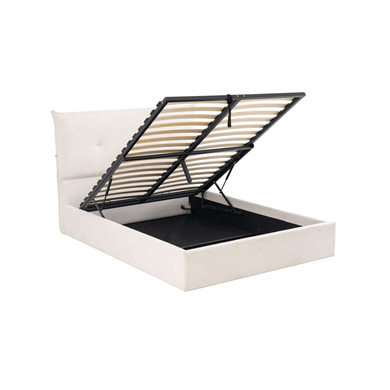 Haven Ottoman Bed White, Double (4'6)