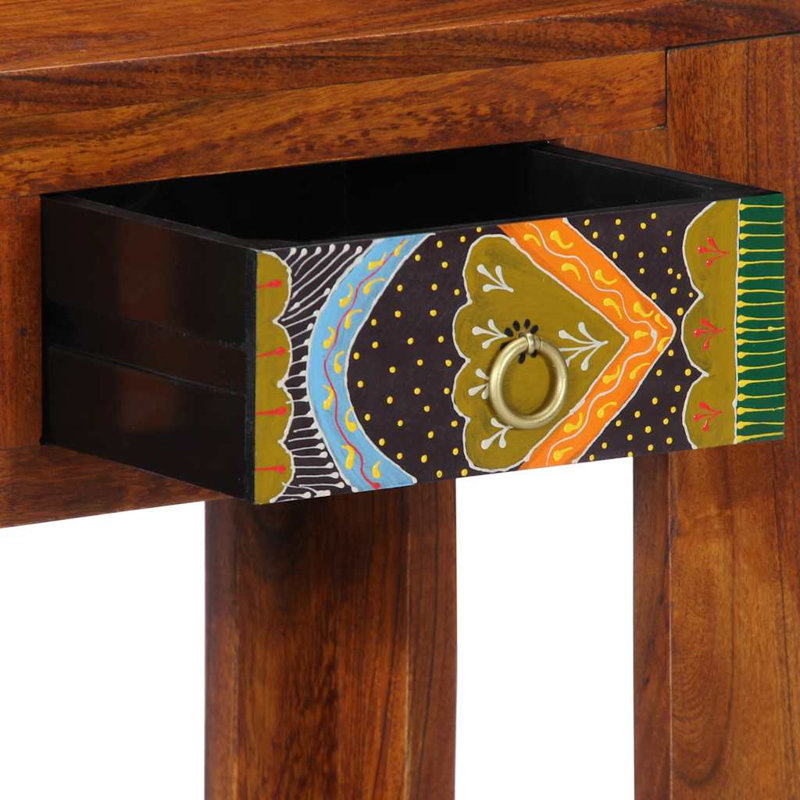 80cm Solid Wood Console Table