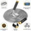 Metal Garden Hose With 10 Function Nozzle-110895102