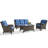 Carolina 5 - Person Patio Conversation Set with Cushions-87457721