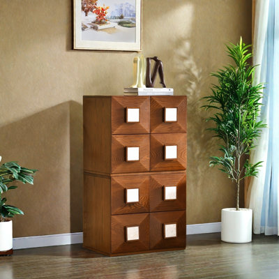 Solid Ash Wood  Console Cabinet