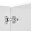 Armoire de buanderie, armoire murale à 2 niveaux avec tablette réglable, armoire de rangement 32 po avec 2 portes, pour salle de bain, cuisine, buanderie