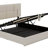 Queen Upholstered Platform Bed With Hydraulic Storage System-1470476861