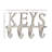 Andujar Metal Wall Organizer with Key Hooks
