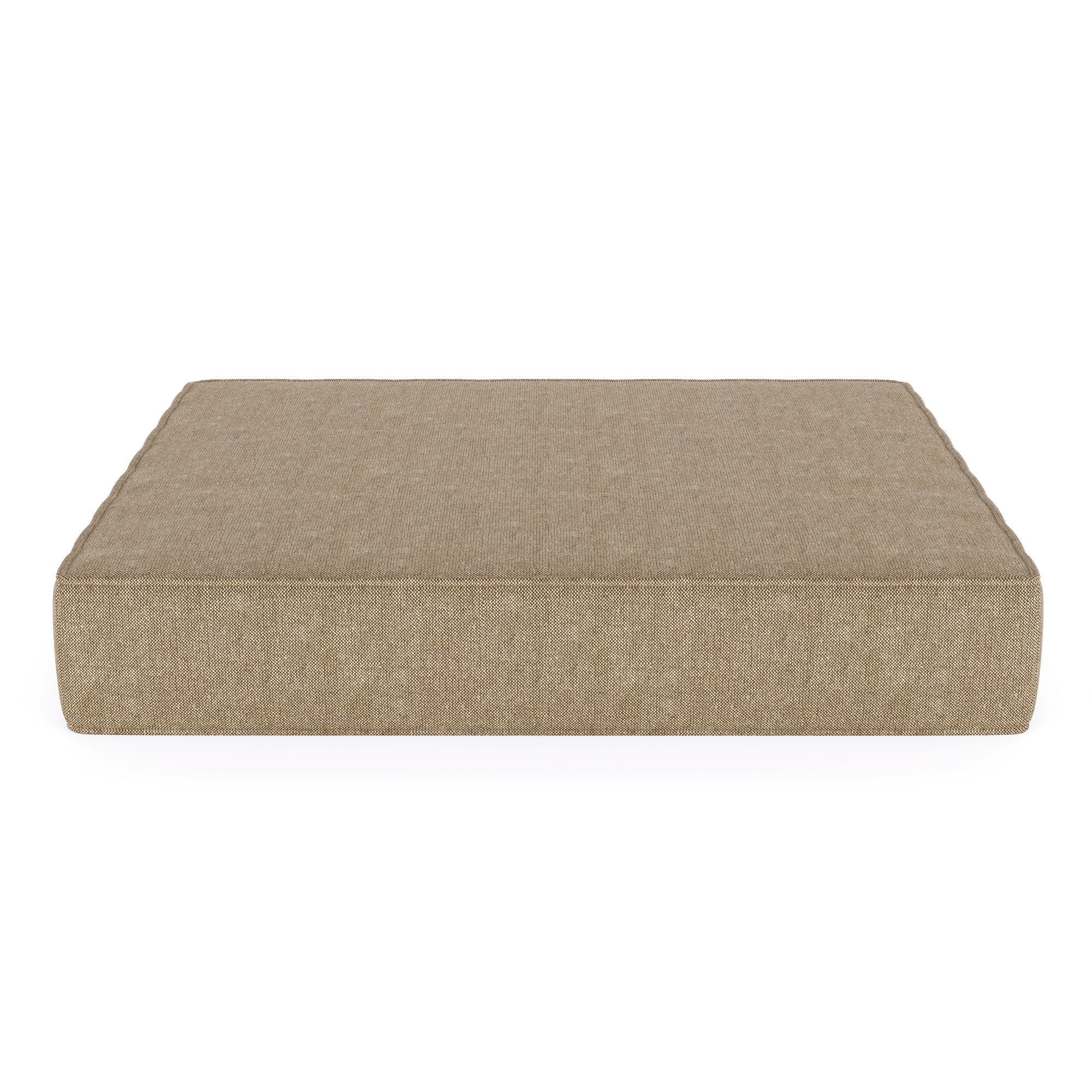 Sunbrella Outdoor Ottoman Cushion, 4" H x 24" W x 20.5" D, Spectrum Mushroom Sunbrella® Plainweave