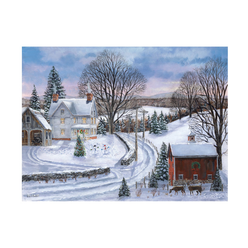 «Hard Fair Bob Fair Holiday Invités», reproduction sur toile tendue, H 14 po x l 19 po x P 2 po