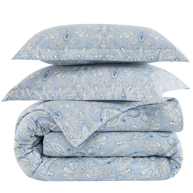 Down Alternative filling Oversized Reversible Comforter Set with matching shams, Twin Comforter + 1 Standard Sham