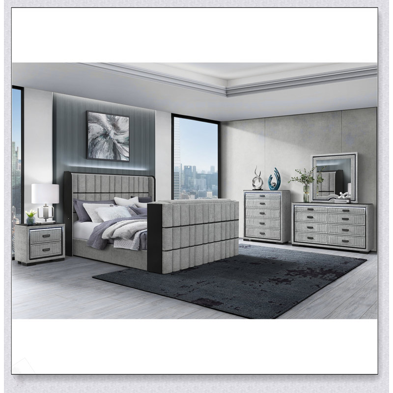 Table de chevet, Gris