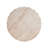 Outdoor/Indoor Lightweight Concrete Side Table,Cylinder Travertine Finish Accent Table