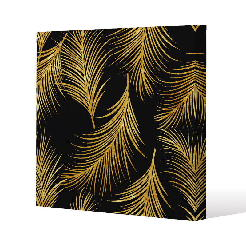 Tropical Slim Style Canvas Print, 15mm Slim Real wood., 20 cm H x 20 cm W