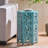14" Side Table, Teal - Cut Out For Patio, Drink And Snack Facility Lightweight With &