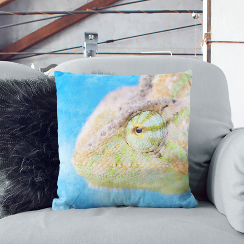 Square Cushion, 40cm H x 40cm W x 15cm D, White