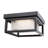 Tecca Black LED Outdoor Flush Mount