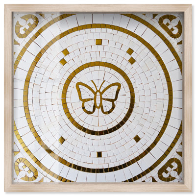 «Gold Butterfly Mosaic» par Art Remedy