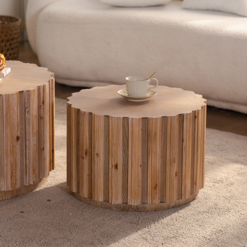 Ensemble de tables basses gigognes Rona, Natural Wood