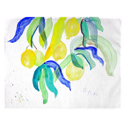 Porath Polyester Floral Rectangle Placemat