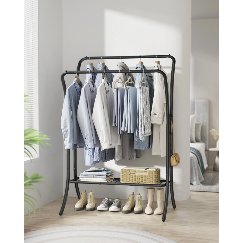 Rowlie 100cm Clothing Rack, Black
