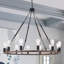 Campo 12-Light Waggon Wheel Chandelier